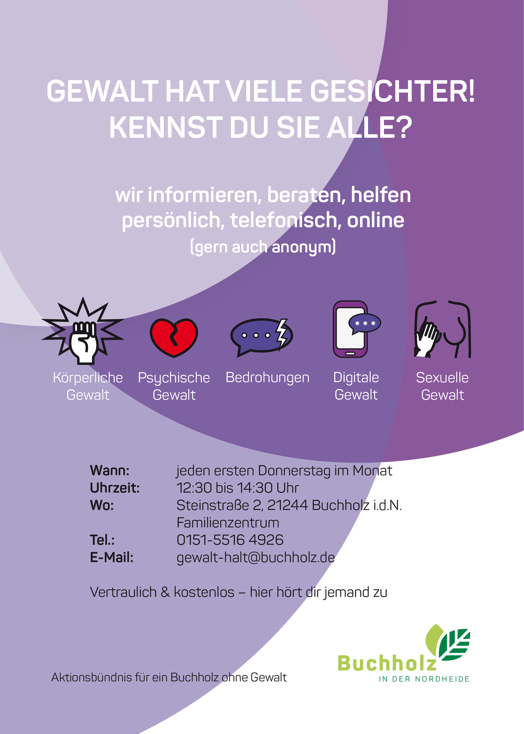 Beratung bei häuslicher Gewalt