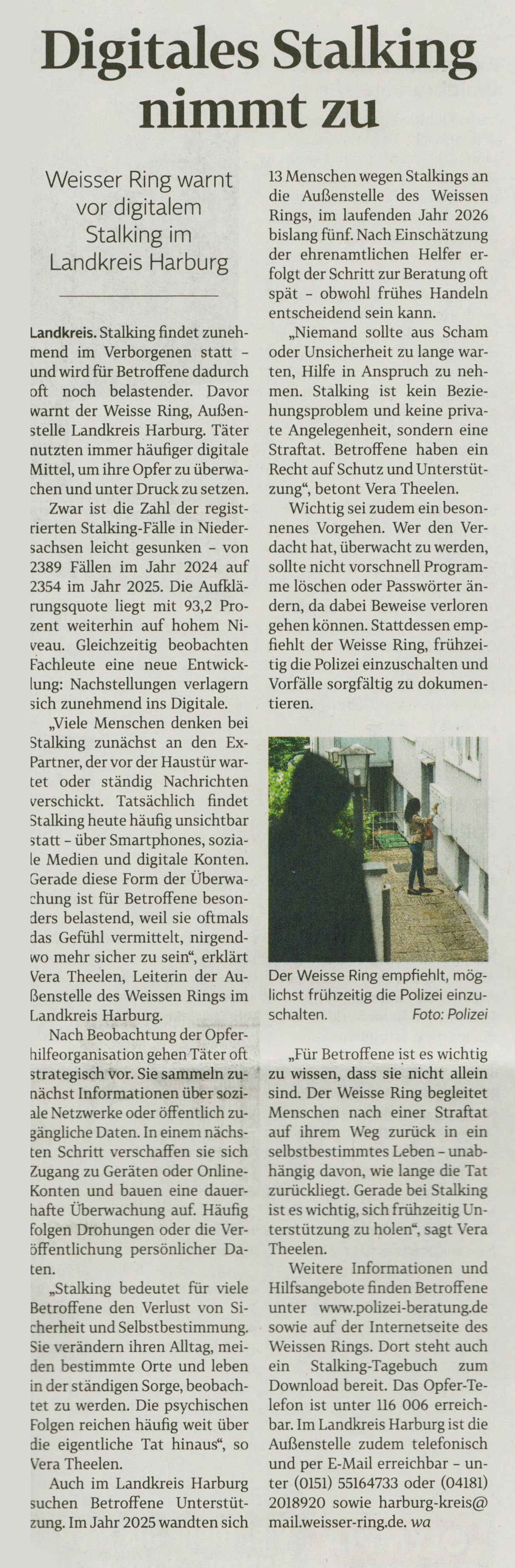 Digitales Stalking nimmt zu